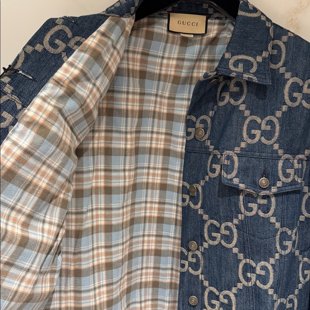 Gucci GG Jumbo Denim Women's Jacket - Picture 7 of 9